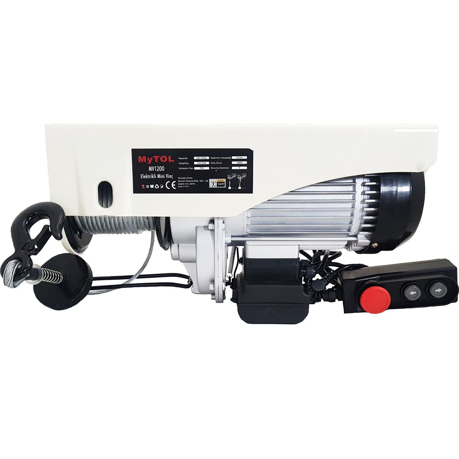 Mytol MV0800 400/800 kg Elektrikli Mini Vinç