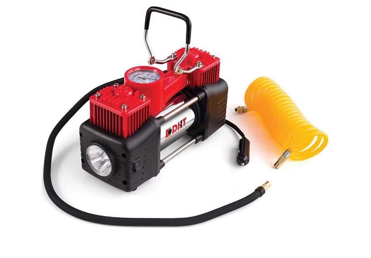 DHT D12070002 12 V Çift Pistonlu Mini Hava Kompresörü