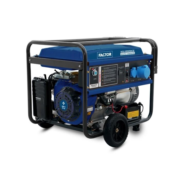 Factor KGL12000CE Benzinli Jeneratör 12 Kva Monofaze