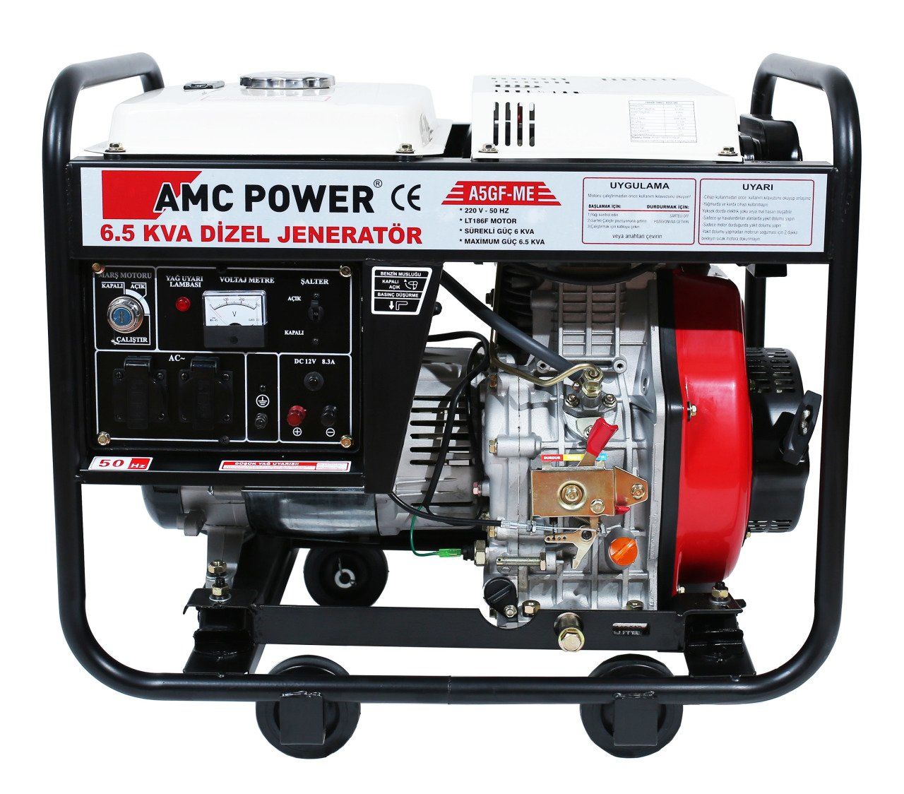 Amcpower AGF5ME 6,5 KVA Dizel Jeneratör 220 Volt