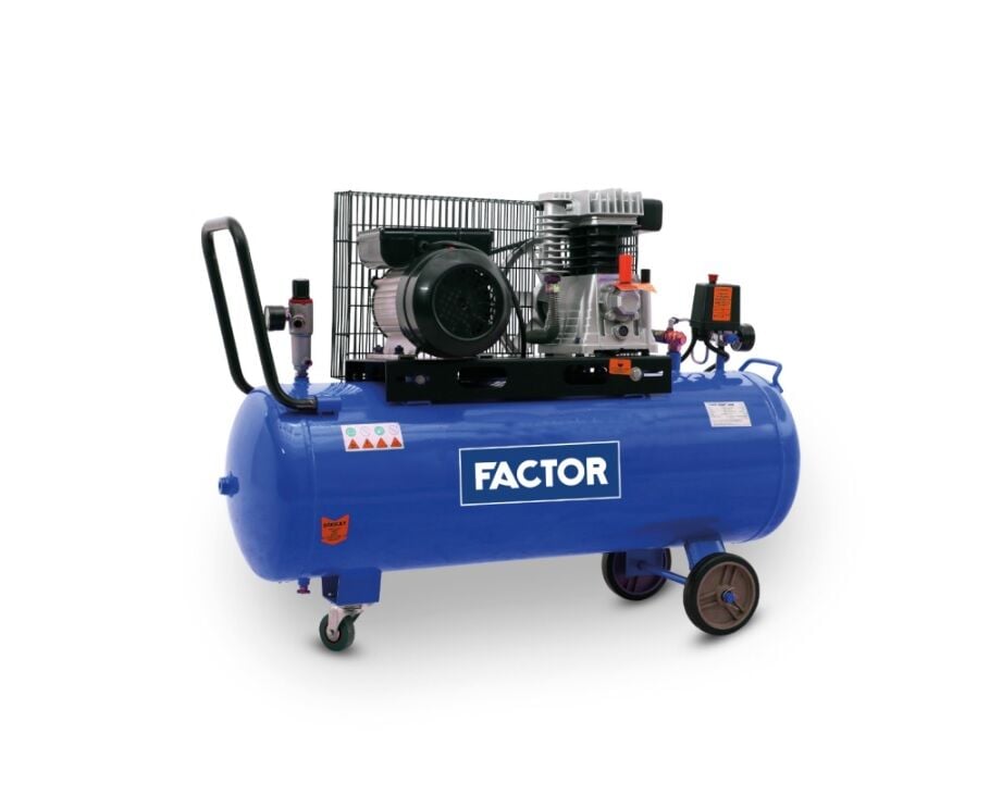 Factor 100 Litre Yağlı Hava Kompresörü 2,5 Hp AC100
