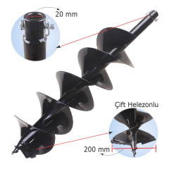 General Power GP-AG52B Toprak Burgu Makinesi