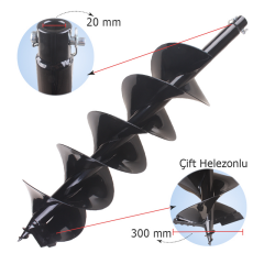 General Power GP-AG63B Toprak Burgu Makinesi 30cm