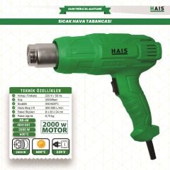 Hais HG8 Sıcak Hava Tabancası