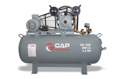 Gap Kompresör 300 Litre 8 Bar 5,5 Hp Hava Kompresörü GP290 Yağlı Pistonlu Kompresör