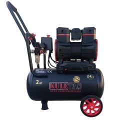 Kuletaş Premium 24 Litre Sessiz Yağsız Hava Kompresörü 2 Hp