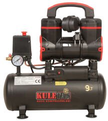 Kuletaş Premium 9 Litre Sessiz Yağsız Hava Kompresörü 1,4 Hp