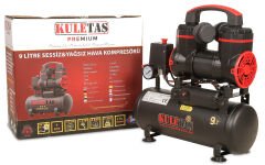 Kuletaş Premium 9 Litre Sessiz Yağsız Hava Kompresörü 1,4 Hp
