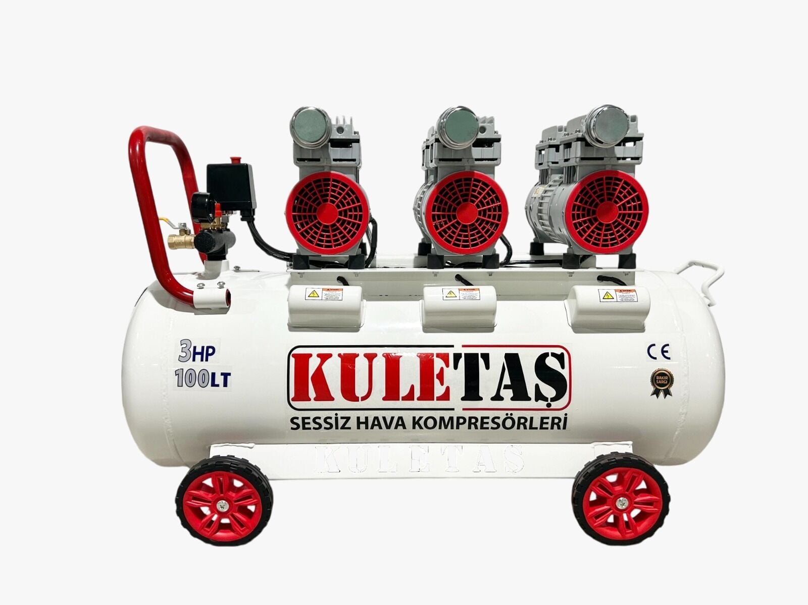 Kuletaş Süper Sessiz Yağsız Kompresör 100 Lt