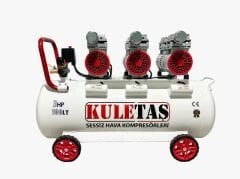 Kuletaş Süper Sessiz Yağsız Kompresör 100 Lt