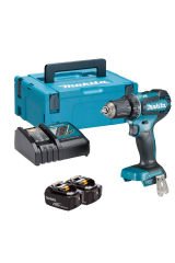 Makita DDF485RTJ Çift Akülü Şarjlı Darbesiz Matkap