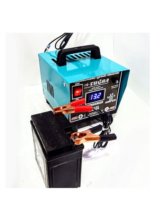 Tuğra Tgr20 12 Volt 20 Amper Akü Şarj Cihazı Dijital