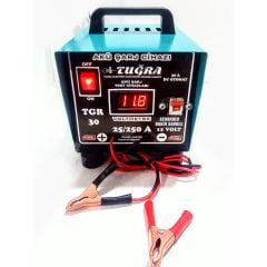 Tuğra Tgr30 Bakır Sargılı 12 Volt 30 Amper Akü Şarj Cihazı Dijital