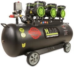 Hais 100 Litre Sessiz Yağsız Hava Kompresörü 4,5 Hp