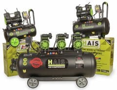 Hais 100 Litre Sessiz Yağsız Hava Kompresörü 4,5 Hp