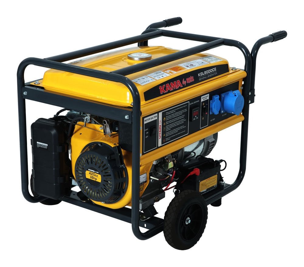 Kama By Reis KGL8000CE 6.5kW Benzinli Jeneratör 220V