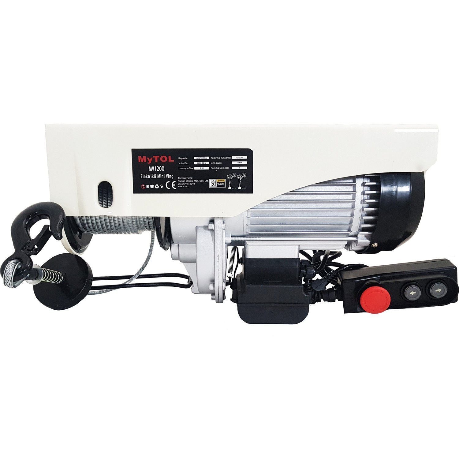 Mytol MV1200 600/1200 kg Elektrikli Mini Vinç