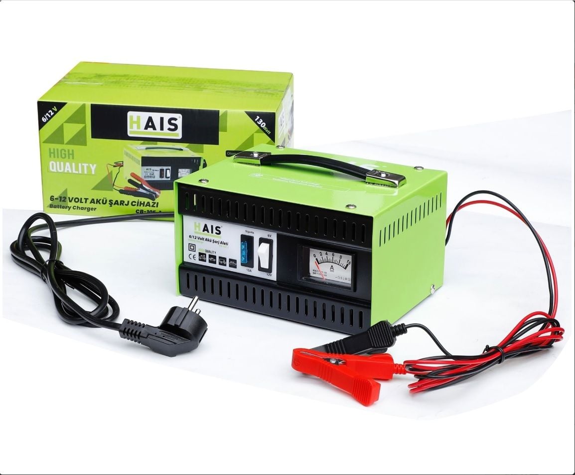 Hais 6 - 12 Volt Akü Şarj Cihazı CB10E