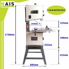 Hais MJ14 Şerit Testere Makinası