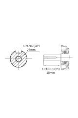 Kama By Reis GK420 16hp Kamalı İpli Benzinli Motor