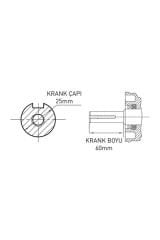 Kama By Reis GK420 16hp Kamalı İpli Benzinli Motor