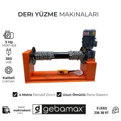 Gebamax BMDY3380 Hayvan Deri Yüzme Makinası
