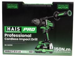 Haispro RB-DB2109 Profesyonel Darbeli Vidalama Matkap 21 V 4.0 Ah Çift Akülü