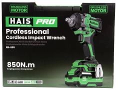 Haispro RB-809 Profesyonel Darbeli Somun Sıkma 850 Nm 21 V 4.0 Ah