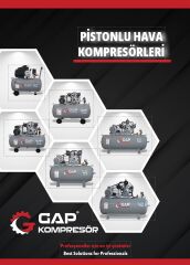 Gap Kompresör GP390 500 Litre 8 Bar 10 HP Yağlı Pistonlu Hava Kompresörü