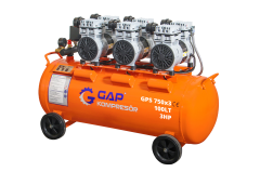 Gap Kompresör GPS750x3 100 Litre 3 Hp Yağsız Sessiz Hava Kompresörü