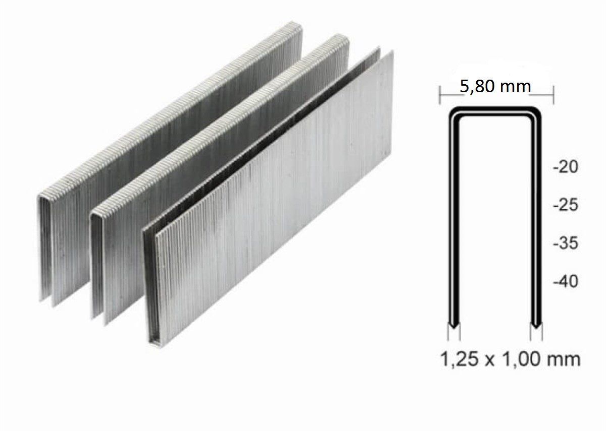 Okçu 9040 90 Serisi Havalı Zımba Teli 40mm (1 Koli=8 Paket)