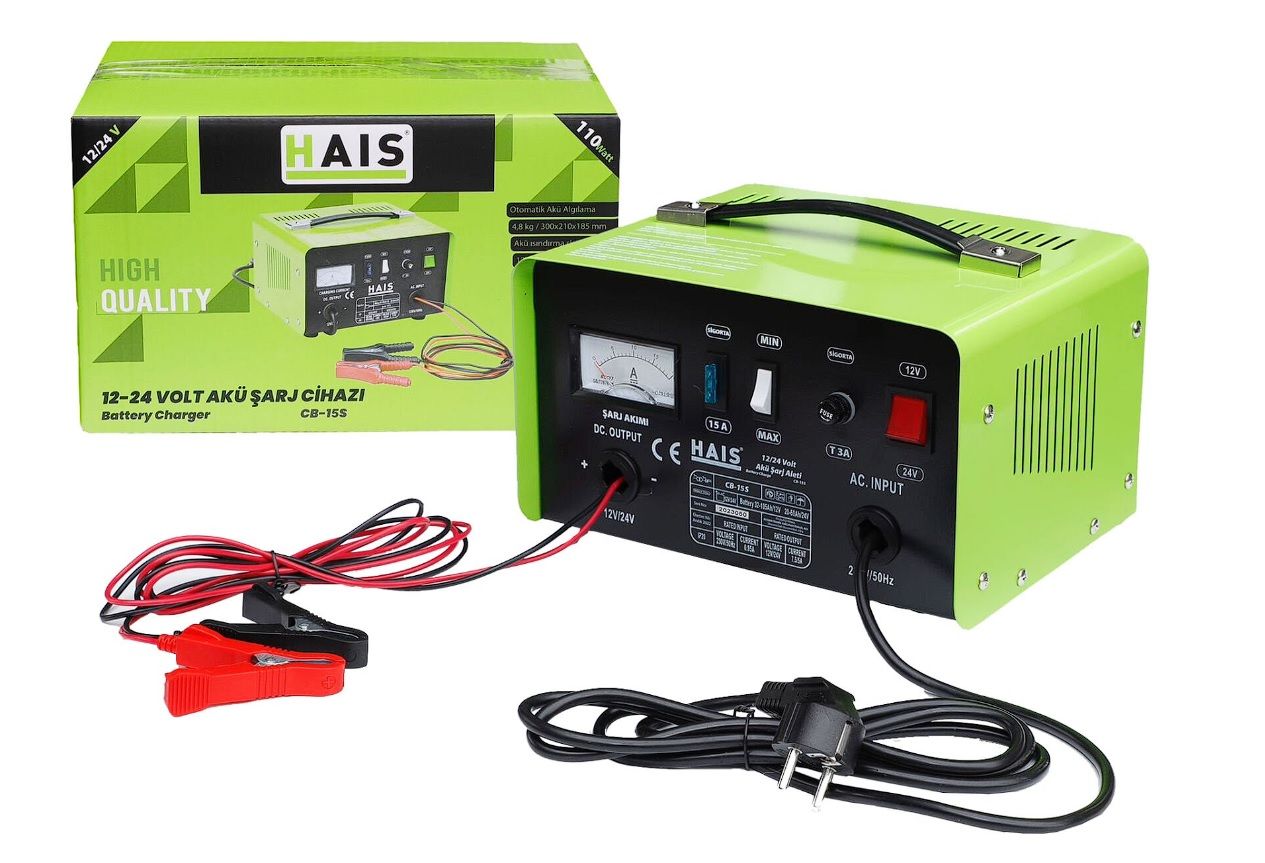 Hais 12 - 24 Volt Akü Şarj Cihazı CB-15S