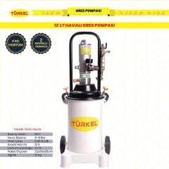 Türkel Havalı 12lt Gres Pompası