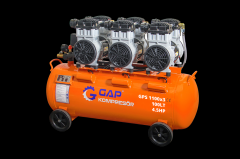 GAP Kompresör 100 lt 4,5 hp Sessiz ve Yağsız Hava Kompresörü GPS 1100x3