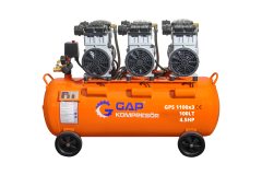 Gap Kompresör 100 Litre 4,5 Hp Hava Kompresörü GPS1100x3 Yağsız Sessiz Kompresör