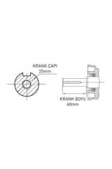 Factor MG460E 18hp Kamalı Marşlı Benzinli Motor