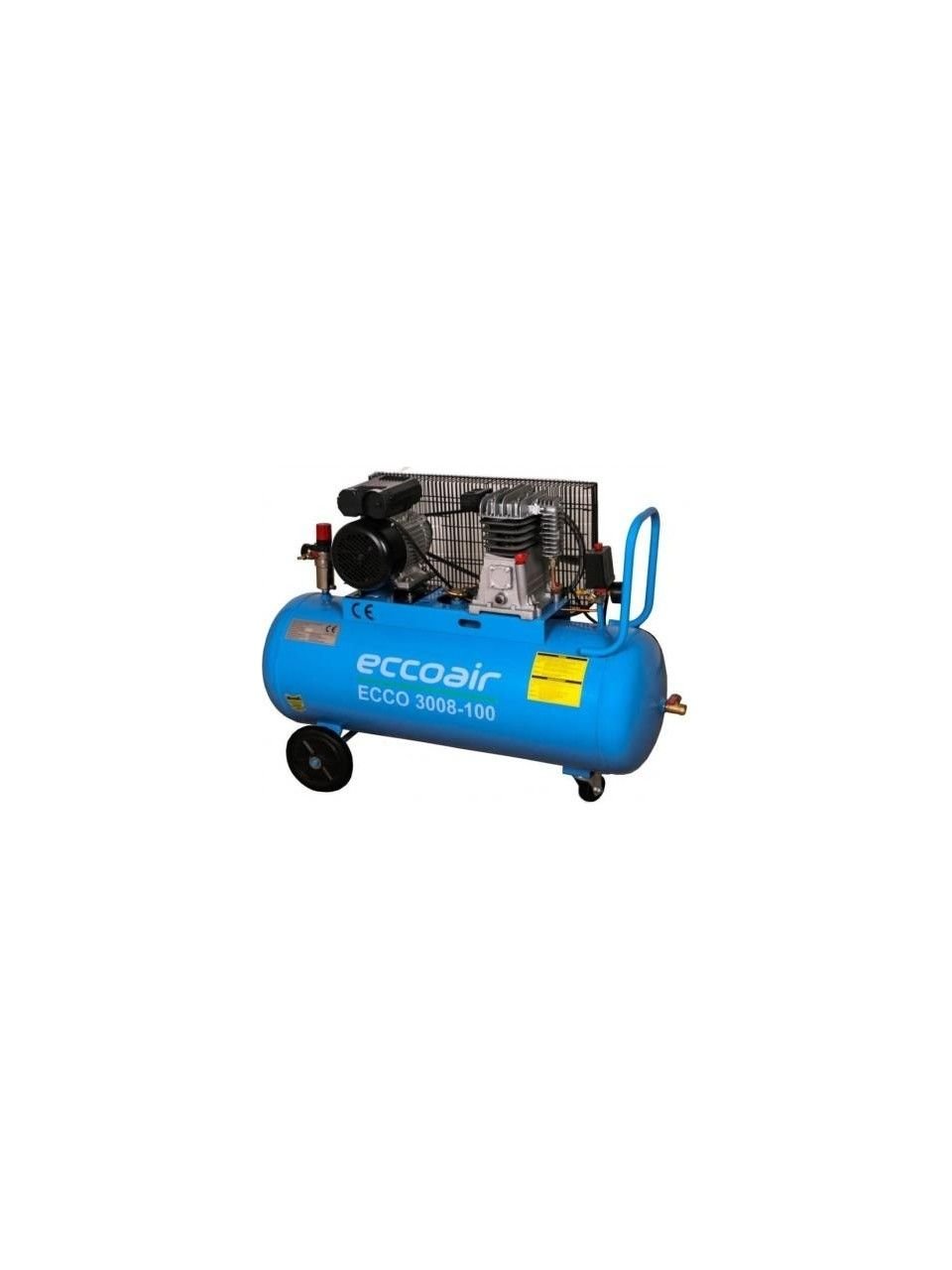 Eccoair ECCO 3008-100 100 lt Tek Kademeli Pistonlu Kompresör 3Hp