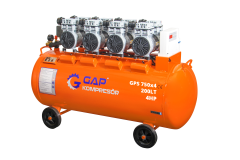 GAP Kompresör 200 lt 4 Hp Sessiz ve Yağsız Hava Kompresörü GPS 750x4/200