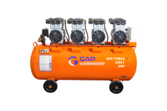 Gap Kompresör 200 Litre 6 Hp Hava Kompresörü GPS1100x4 Yağsız Sessiz Kompresör