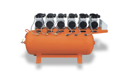 Gap Kompresör GPS1100x6 300 Litre 9 Hp Hava Kompresörü Yağsız Sessiz Kompresör