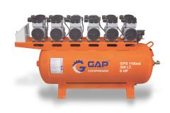 GAP Kompresör 300 lt 9 Hp Sessiz ve Yağsız Hava Kompresörü GPS 1100x6