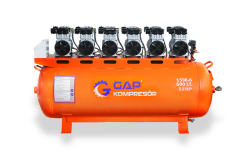 Gap Kompresör GPS1500x6 500 Litre 12 Hp Hava Kompresörü Yağsız Sessiz Kompresör