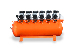 GAP Kompresör 500 lt 12 Hp Sessiz ve Yağsız Hava Kompresörü GPS 1500x6