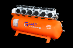 Gap Kompresör GPS1500x6 500 Litre 12 Hp Hava Kompresörü Yağsız Sessiz Kompresör