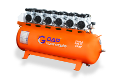 Gap Kompresör GPS1500x6 500 Litre 12 Hp Hava Kompresörü Yağsız Sessiz Kompresör
