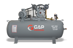 GAP Kompresör GP290/500 500 Litre 8 Bar 5,5 HP Pistonlu Yağlı Hava Kompresörü