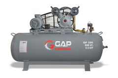 GAP Kompresör 500 Litre 8 Bar 5,5 HP Pistonlu Yağlı Hava Kompresörü GP290/500