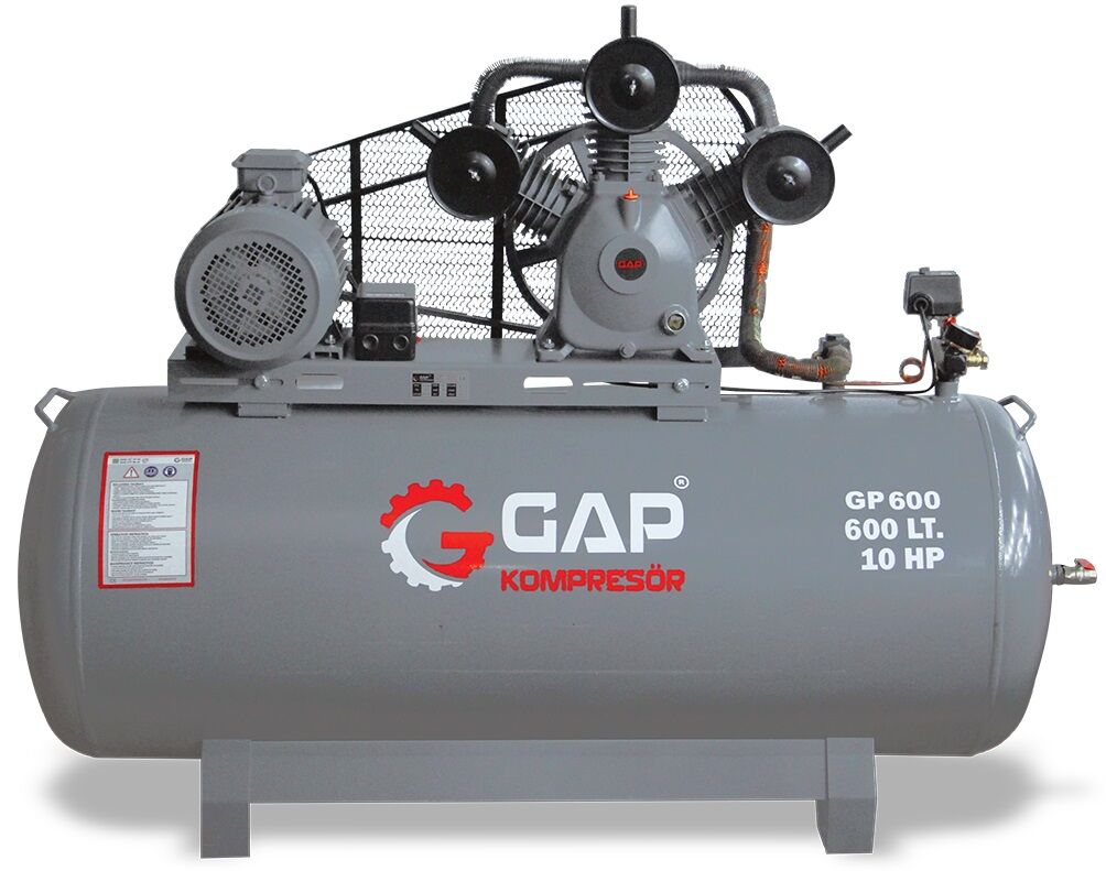 Gap Kompresör 600 Litre 10 Hp Hava Pistonlu Kompresörü