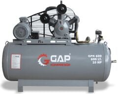 Gap Kompresör 600 Litre 10 Hp 12 Bar Hava Pistonlu Kompresörü