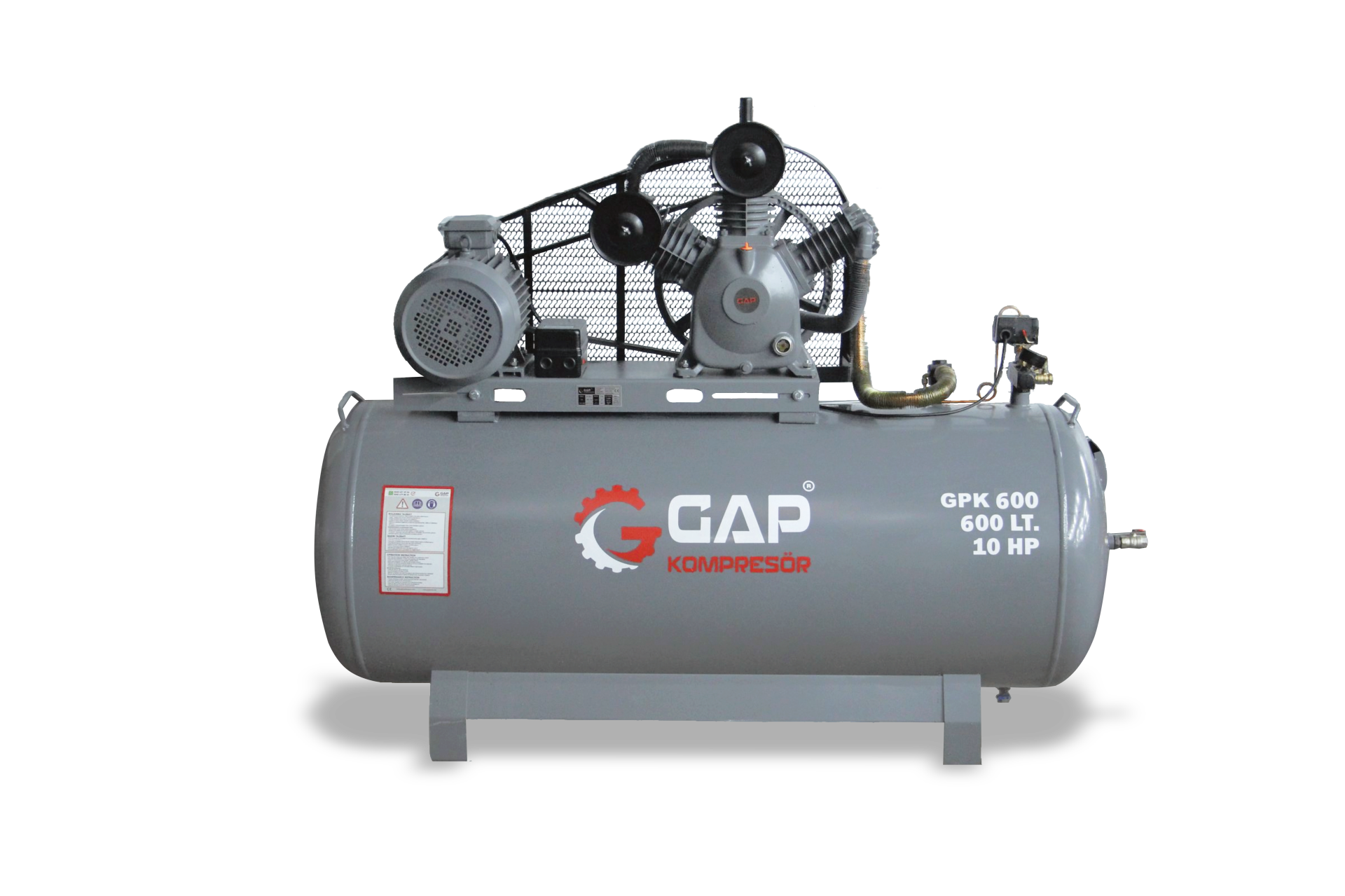 GAP Kompresör GPK600 600 Litre 12 Bar 10 HP Hava Kompresörü